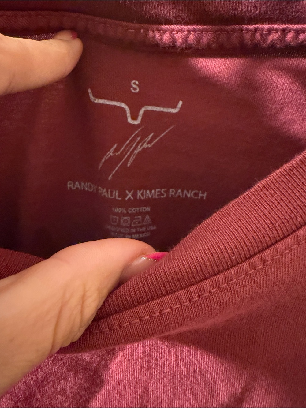 Kimes Ranch Red Graphic Rodeo Tee - Picture 6 of 6